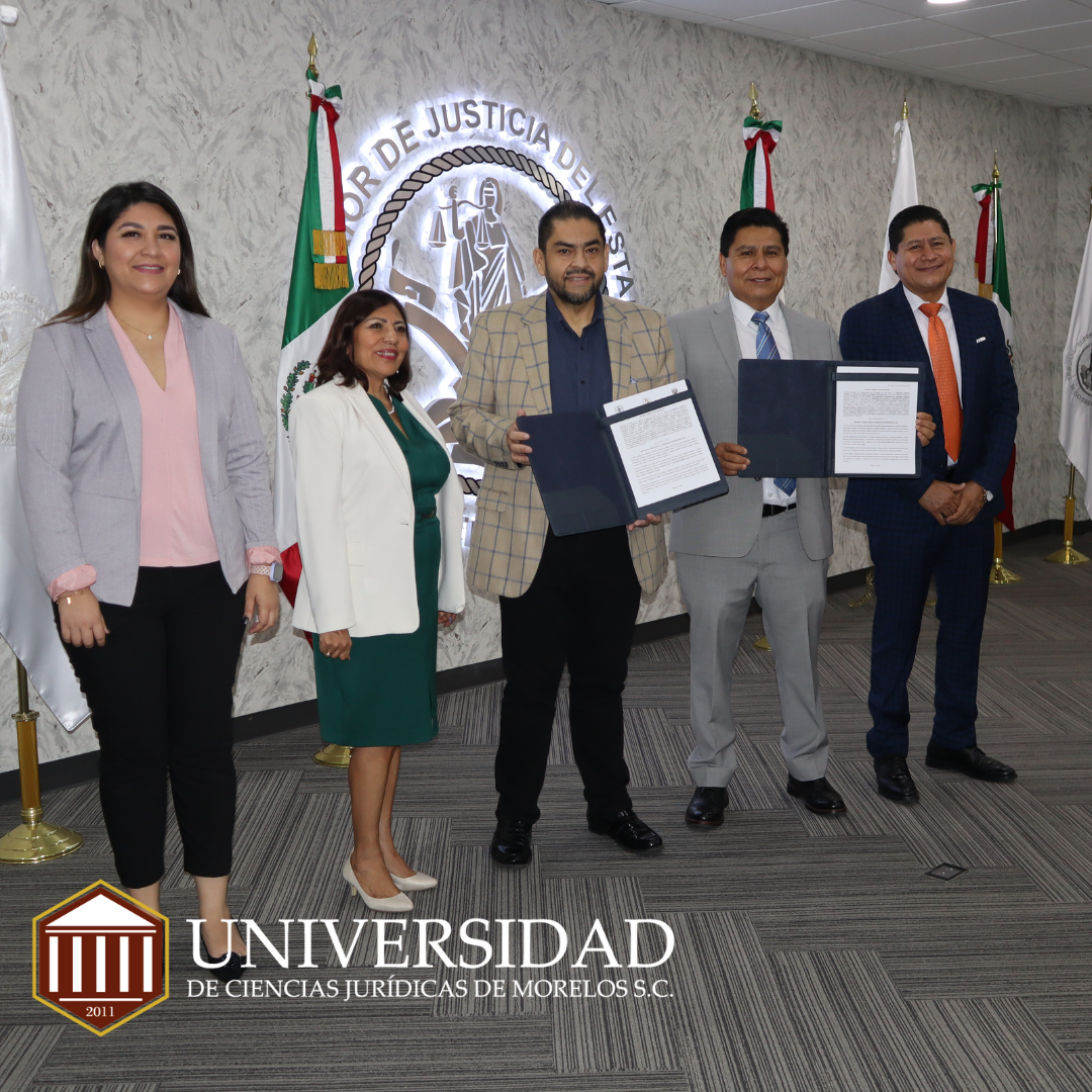 Firman convenio de colaboración la Universidad de Ciencias Jurídicas y